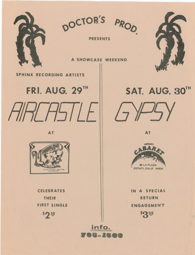 Aircastle and Gypsy - 1980 - poster