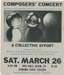 SSU - Composers Concert - 1978 - poster
